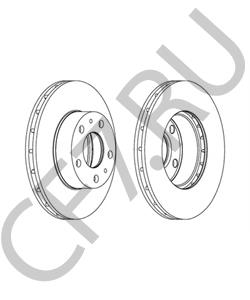 51848618 Fiat/Alfa Romeo/Lancia ДИСК ТОРМОЗНОЙ [ORG в городе Екатеринбург