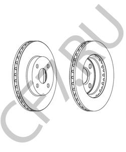 4243102160 TOYOTA (FAW) Тормозной диск в городе Екатеринбург