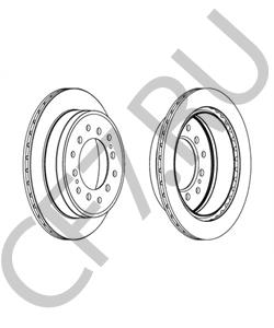 024008012 BAW Тормозной диск в городе Екатеринбург