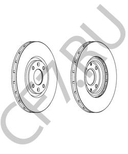 424986 CITROËN (DF-PSA) Тормозной диск в городе Екатеринбург