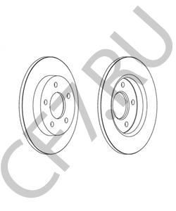 BFF426251 MAZDA (CHANGAN) Тормозной диск в городе Екатеринбург