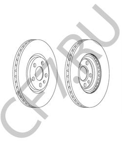 4249E1 Peugeot-Citroen ДИСКИ ТОРМОЗНЫЕ в городе Екатеринбург