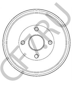 F7RZ1126FA MERCURY Тормозной барабан в городе Екатеринбург