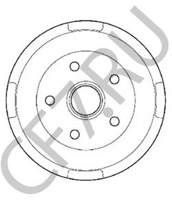 98100016201 GMC Тормозной барабан в городе Екатеринбург