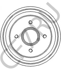 7702189786 Renault Тормозной барабан в городе Екатеринбург