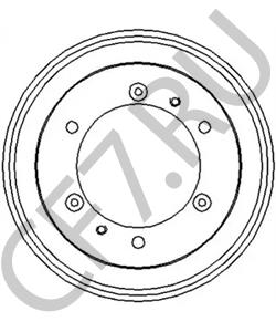 428876100 Renault Тормозной барабан в городе Екатеринбург