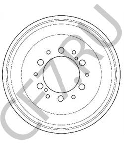 42431-35180 BERLIET Тормозной барабан в городе Екатеринбург