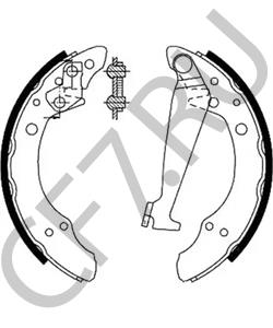 6RD 698 525 SKODA (SVW) Комплект тормозных колодок в городе Екатеринбург
