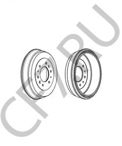 S08326251B ASIA MOTORS Тормозной барабан в городе Екатеринбург