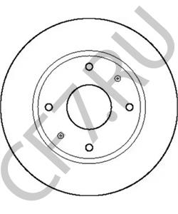 MB500968 MITSUBISHI Тормозной диск в городе Екатеринбург