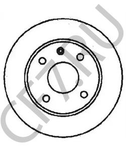 5022659 AC Тормозной диск в городе Екатеринбург