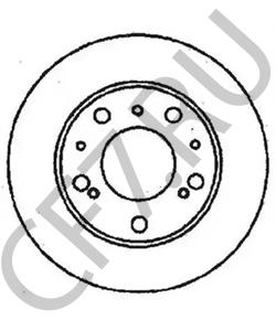 424695 AUVERLAND Тормозной диск в городе Екатеринбург