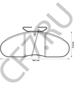 5000807468 SAVIEM Комплект тормозных колодок, дисковый тормоз в городе Екатеринбург