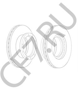 1134600 HENDRICKSON Тормозной диск в городе Екатеринбург