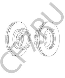 CVD553 DON ДИСК ТОРМОЗНОЙ 430ММ в городе Екатеринбург