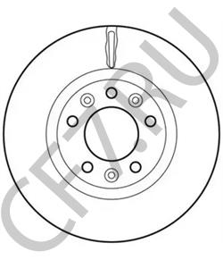 4249L3 SIMCA Тормозной диск в городе Екатеринбург