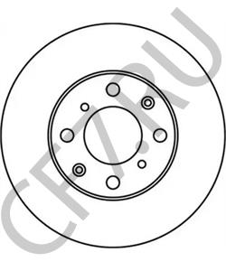 45251SENH30 HONDA (GAC) Тормозной диск в городе Екатеринбург