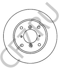 5531156K00000 SUZUKI (CHANGAN) Тормозной диск в городе Екатеринбург