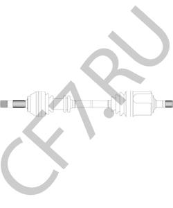 327248 CITROËN/PEUGEOT Приводной вал в городе Екатеринбург