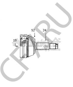 43420-87405-000 DAIHATSU Приводной вал в городе Екатеринбург