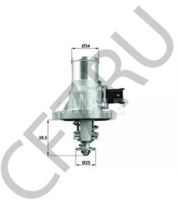 25192230 CHEVROLET Корпус термостата в городе Екатеринбург