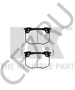 7701170169 ALPINE Комплект тормозных колодок, дисковый тормоз в городе Екатеринбург