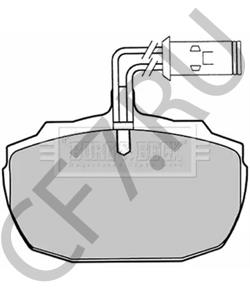 GBP90111 MORGAN Комплект тормозных колодок, дисковый тормоз в городе Екатеринбург