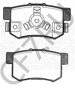 43022-T0G-A01 HEULIEZ Комплект тормозных колодок, дисковый тормоз в городе Екатеринбург