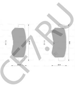 5830238A40 HYUNDAI / KIA КОМПЛ ТОРМОЗНЫХ КОЛОДОК (4ШТ)/PAD KIT-RR в городе Екатеринбург