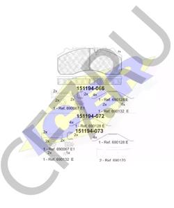 9291037 SAETA Комплект тормозных колодок, дисковый тормоз в городе Екатеринбург