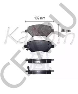 T113501080BA CHERY Колодки тормозные передние Chery Tiggo NEW, Vortex Tingo в городе Екатеринбург