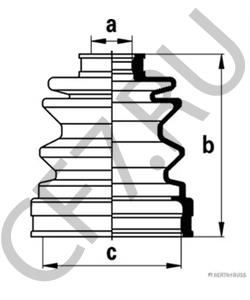 M090-22-540 KARRIER Комплект пылника, приводной вал в городе Екатеринбург