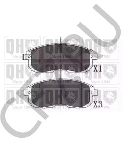 D4M609N00B NISSAN (DONGFENG) Комплект тормозных колодок, дисковый тормоз в городе Екатеринбург