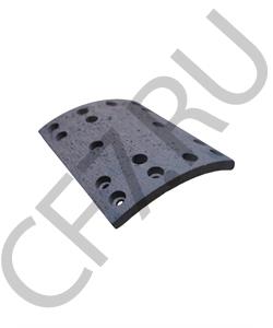 AZ9231342068 HOWO Накладка тормозная задняя ширина 220, 14 отв. H, в городе Екатеринбург