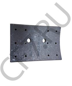 3502406-AOE FAW Накладка тормозная задняя короткая 12 отв. FJ6 в городе Екатеринбург