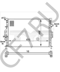 1 461 068 Ford Радиатор, охлаждение двигателя в городе Екатеринбург