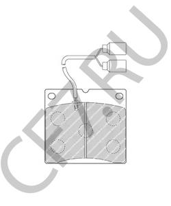 199247K BREDAMENARINIBUS Комплект тормозных колодок, дисковый тормоз в городе Екатеринбург