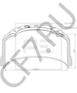 677 421 0501 DAIMLER Тормозной барабан в городе Екатеринбург