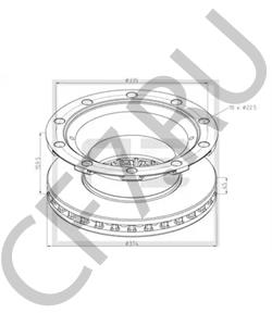 6 608 791 KÖGEL Тормозной диск в городе Екатеринбург