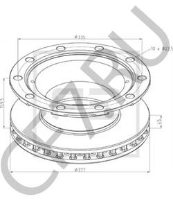 6 500 614 KÖGEL Тормозной диск в городе Екатеринбург