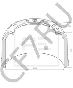 179.25.20.114.11 SETRA Тормозной барабан в городе Екатеринбург