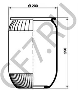 04680913 IVECO Кожух пневматической рессоры в городе Екатеринбург