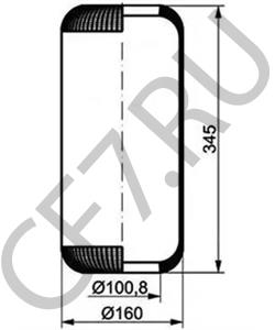 098411807 IVECO Кожух пневматической рессоры в городе Екатеринбург