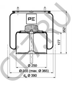 166 217 GIGANT Кожух пневматической рессоры в городе Екатеринбург