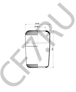 196 036 GIGANT Кожух пневматической рессоры в городе Екатеринбург
