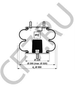 4.731.045.100 SETRA Кожух пневматической рессоры в городе Екатеринбург