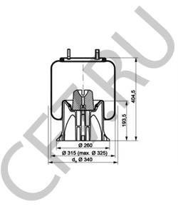 M001774 TRAILOR Кожух пневматической рессоры в городе Екатеринбург