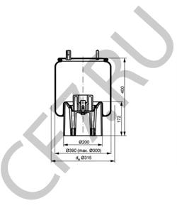 21222442 ROR Пневморессора РОР, ВЕВЕЛЕР с (пласт. стаканом) в городе Екатеринбург