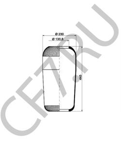 9847 8799 IVECO Кожух пневматической рессоры в городе Екатеринбург