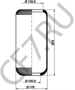 093166132 IVECO Кожух пневматической рессоры в городе Екатеринбург